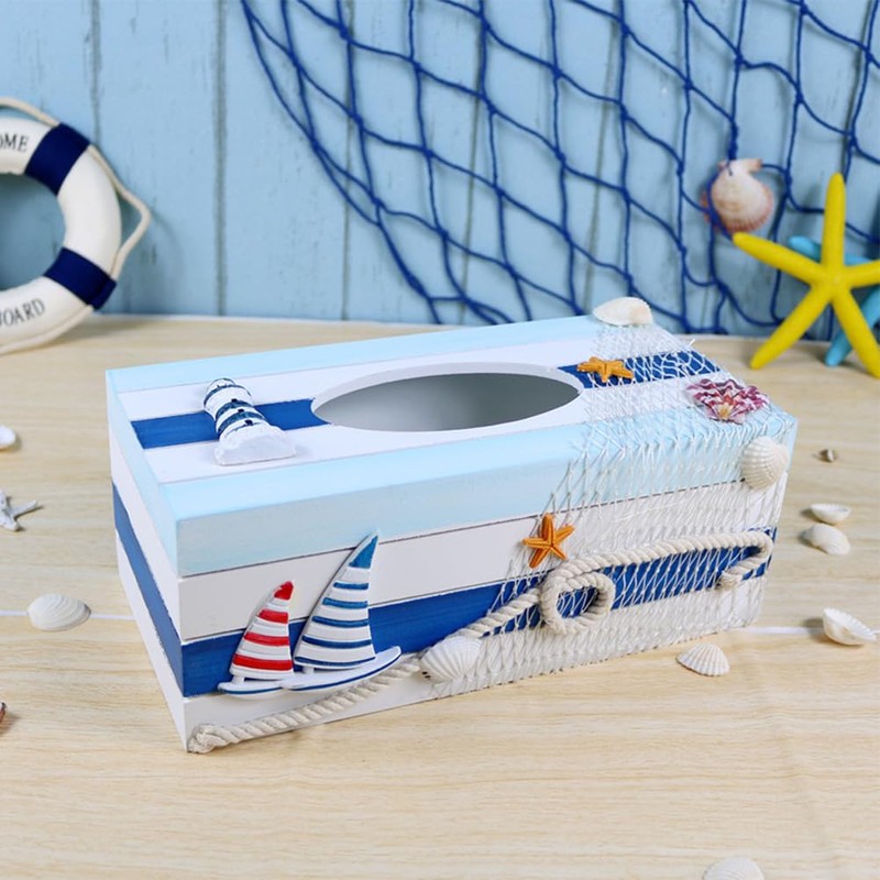 Cabilock 1pcbox Decorative A Holder Tissue Storage Facial Container Shell