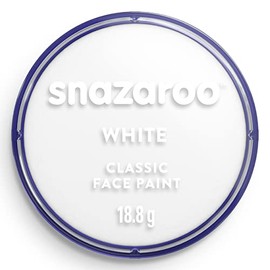 Snazaroo pintura facial, 18ml, color individual, Blanco, 1