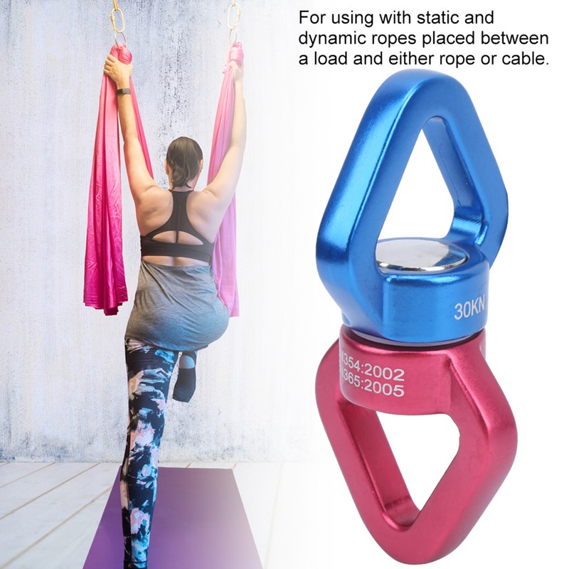 Air Yoga Swing Connector 360 Degrees Universal Rotating Rings Magnalium