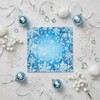 Servietten Weihnachten 20 Napkins Snow Crystal Magic Snowflakes Winter Christmas