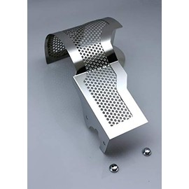 2014-2019 Corvette C7 Stingray Perforated Stock Alternator Cover Polished Stainless Steel