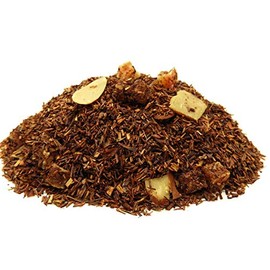 The Whistling Kettle's Marzipan Rooibos Tea - Flavorful Complex Caffeine Free Flavored Rooibos Tea with Almond and Papaya- 4oz (64 servings)