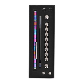 Fidget Pen Stress Relief Magnetic Pen Toy Fun Playing Easy Writing Pen for Kids Children Colorful