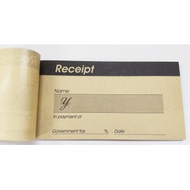 Receipt, Voucher, Stylish (Kraft Paper)