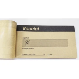 Receipt, Voucher, Stylish (Kraft Paper)