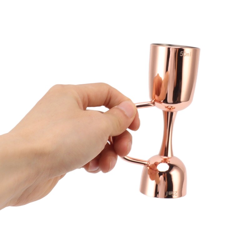 Double Sided Cocktail Bell Jigger Stainless Steel Dual End Wine