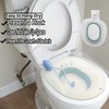 XIRENE Foldable Sitz Bath for Hemorrhoids, Toilet Seat Kit for