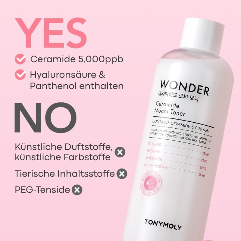 Tonymoly Wonder Creamide Mochi Toner