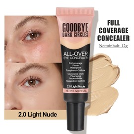 Flüssiger Concealer, Color Corrector Concealer Augenringe Hohe Deckkraft, Wasserfest & Langanhaltend Abdeckstift für Makellose Haut, Hydratisierend Under Eye Farbkorrigierend, Alle Hauttypen Geeignet
