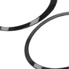 KIMISS Headlight Trim, Headlight Retainer Ring, Pair of Headlight Trim