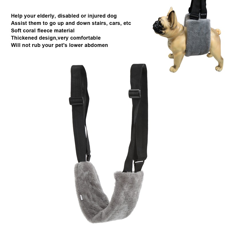 Dog Sling Soft Thickened Adjustable Auxiliary Pet Lift Support Belt