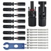 QUICTIGRY 8 Pairs Solar Plugs, Male/Female Solar Panel Connectors, Solar