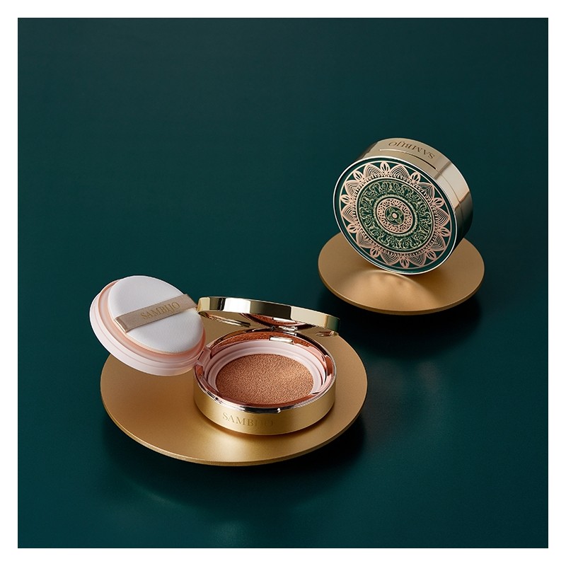 Sambizo high-functional sun care essential caviar cosmetics 2-piece cushion sunscreen