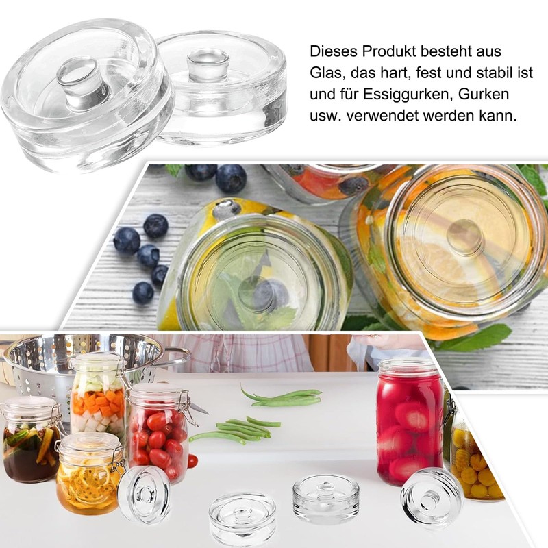 Fermentation Weights, Pack of 4 Fermentation Glass Weights, Glass Weights