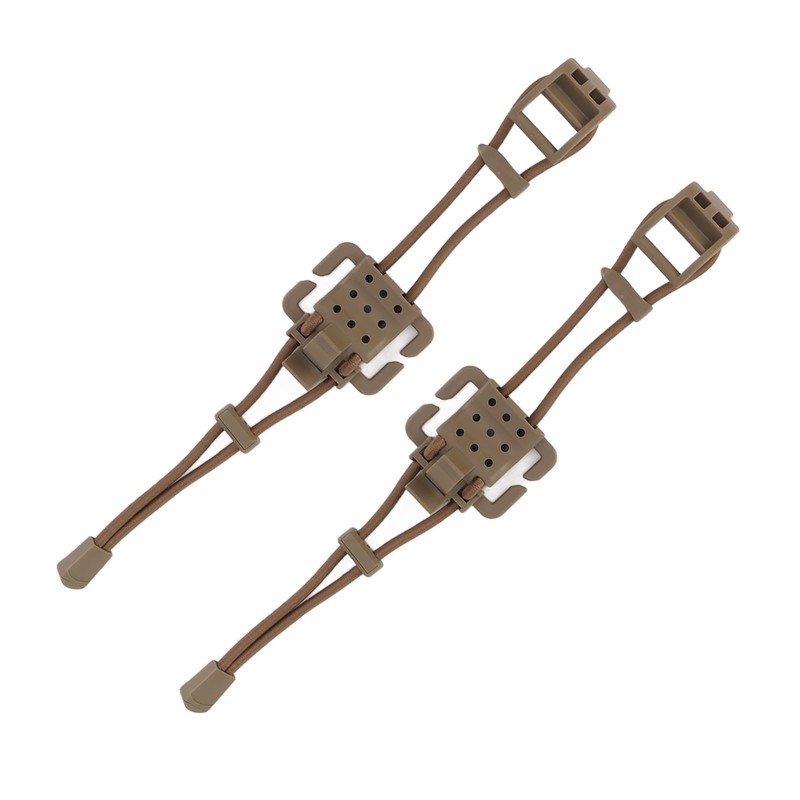 2Pcs Backpack Binding Clip MOLLE Gear Organizer Fastener Elastic Binding