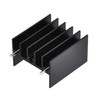 sourcing map TO-220 Aluminium Heatsink for Cooling MOSFET Transistor Diodes