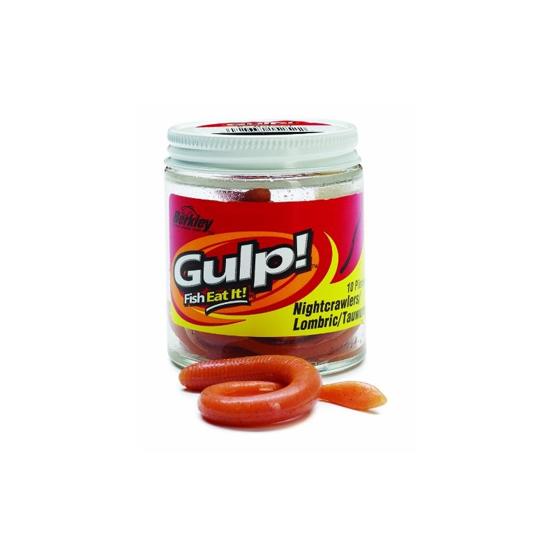 Berkley Gulp Nightcrawler Natural In Jar 6 Inch