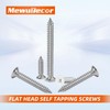 MewuDecor #6 x 3/4" Flat Head Wood Screw, Sheet Metal