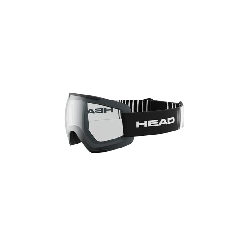 HEAD Unisex Adult F-LYT Ski and Snowboard Goggles, Clear/Black, M