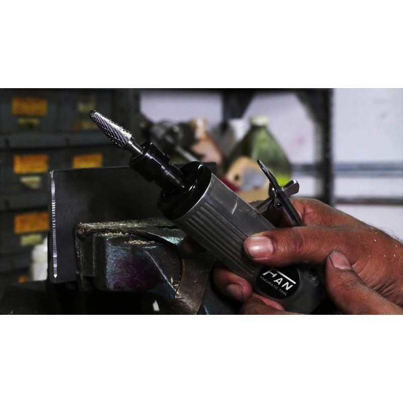 Drill America SC-9 Carbide Burr/Rotary File Cylindrical Radius-End Double Cut
