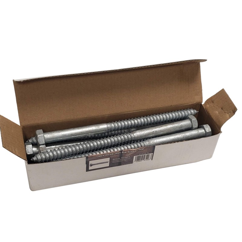 1/2" x 8" Lag Bolt Screws | Hex Head |