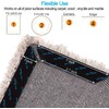 12 Pieces Anti-Slip Rug Grippers|Carpet Gripper|Carpet Tape|Rug Underlay|H HOME-MART Double