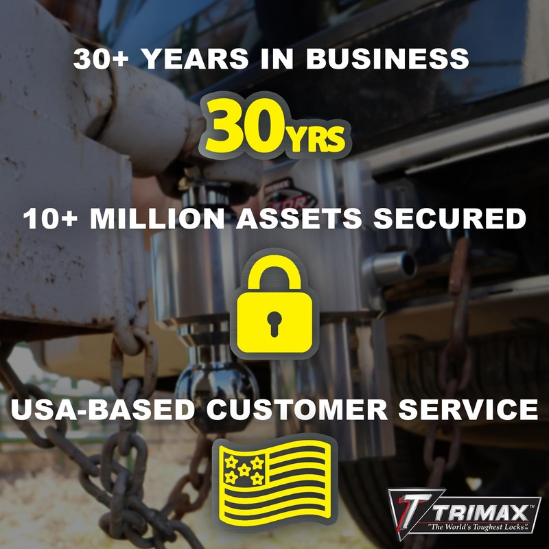 Trimax - TH6 5/8" x 6-1/8" Swing-Away Trailer Lock -