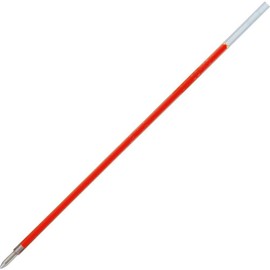 Mitsubishi Pencil Ballpoint Pen Refill, Berry Laku, 0.04 inch (1.0 mm), Red, SA10N.15, Pack of 10
