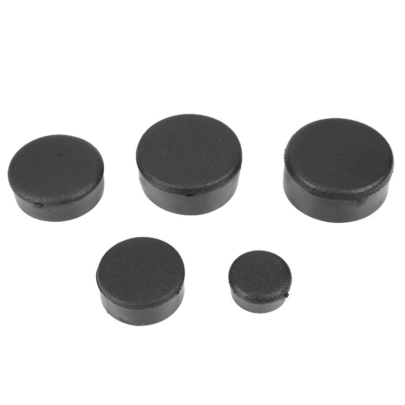 5PCS Motorcycle Frame Hole Cover Caps Plug Kit Decor for