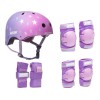 Set De Protecciones Con Casco Star Rollerface