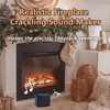 Fireplace Crackler Sound Box for Gas or Electric Fireplace,Realistic Rechargeable