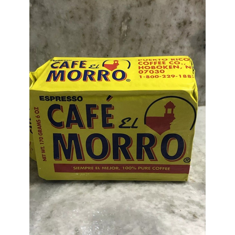 Puerto Rico Espresso Cafe el MORRO-Puerto Rico/100% Pure:170gm/6oz. ShipN24Hours
