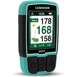 CANMORE HG200 Golf GPS - (Turquoise) Water Resistant Full Color Display with 41,000+ Essential Golf Course Data and Score Sheet - Free Courses Worldwide