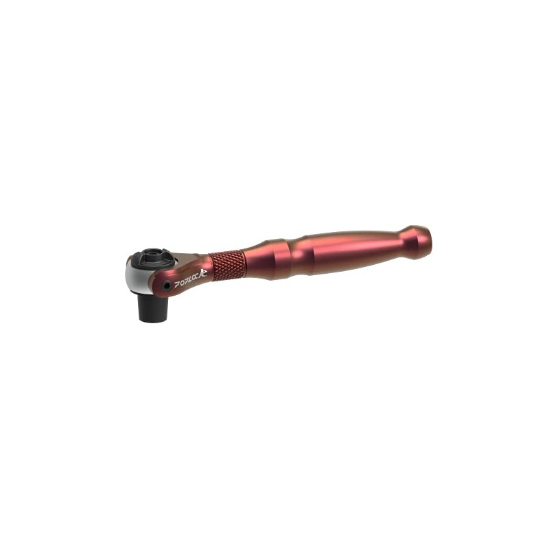 POPLOCK Rotary Head 90 Tooth Mini Hex Bit Ratchet 1/4"