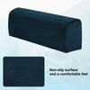 sourcing map 4Pcs Stretch Armrest Covers, Polyester Soft Couch Armchair