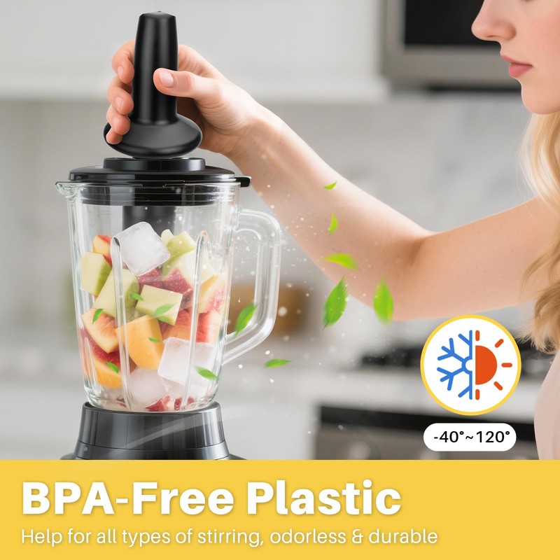 Low Profile Tamper Replacement, Plunger Replacement Compatible with Vitamix Blender