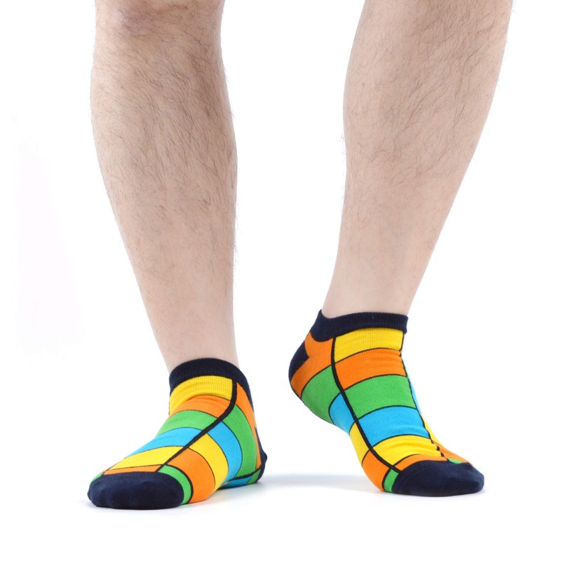 WeciBor Men's Socks Colourful Casual Patterned Socks Combed Cotton Fantastic