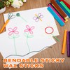 Tivcck 1000 PCS Wax Craft Sticks,Bendable Sticky Wax Yarn Sticks,Reusable