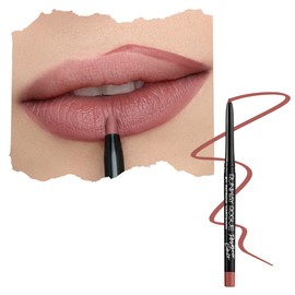 Runway Rogue Designer Liner Lip Pencil, Matte Medium Dusty-Rose Lip Liner Pencil and Lip Liner Sharpener, ‘Work It Babe’