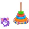 Melissa & Doug Kids First Play Wooden Elephant Rocking Stacker