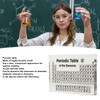 Jectse Large Periodic Table with Real Elements Inside Clear Acrylic,
