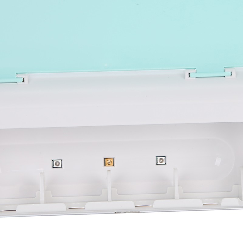 UVC Toothbrush Holder Wall Mounted Rack UV Light Cleaning Toothbrush