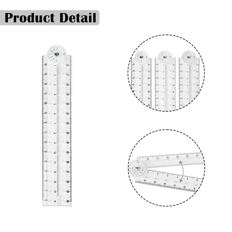 ZSRVAJ 4 Pcs Foldable Ruler, Ruler 30cm Folding, Folding Ruler,