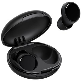 55dB Ear Plugs for Sleeping Noise Cancelling, Noise Reduction Earplugs for Sleep, Snoring, Side Sleepers, Reusable Hearing Protection Ear Plugs for Concerts, Airplane, Silicone Sleep Earplugs Black