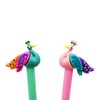 Maydahui 8PCS Peacock Shaped Rollerball Pens Cute Cartoon Animal Pen