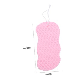 Baluue 4Pcs Supple Bathing Sponges Double Sided Body Scrubbers for Lightweight Compact for Daily Use Gentle Cleaning Generation