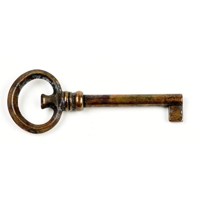 Furniture Key Antique Style Furniture Burnished Replacement Key Blank Patina