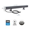 Yotivki 36W LED Wall Washer Lights, 6000K Daylight White Linear