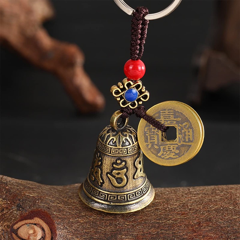 Lanito Feng Shui Feng Chime, Brass, Six Shui Shui, Five