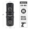YOUKOOL 1/2-Inch Drive Double Ended Impact Socket, 17mm x 19mm,